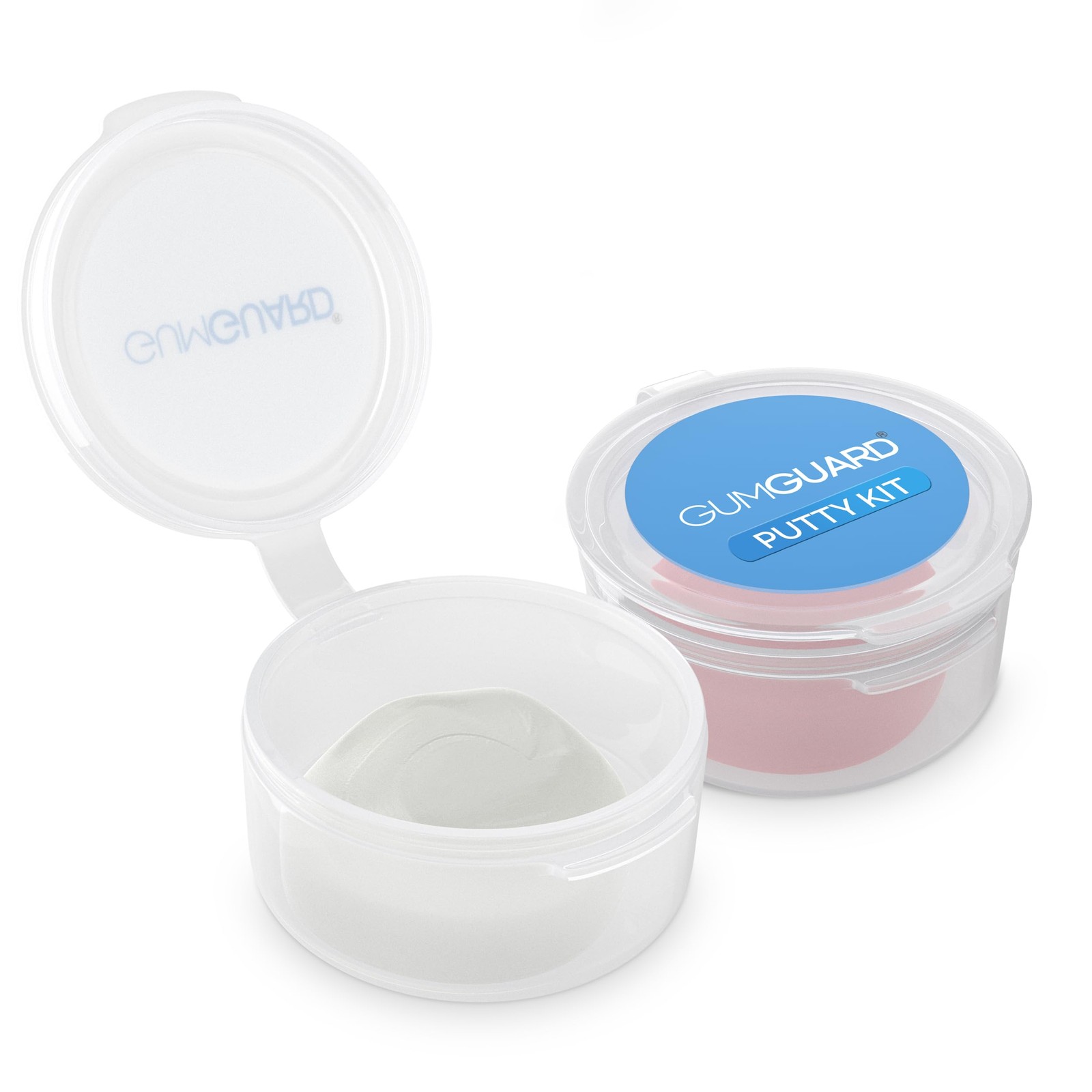 GumGuard Denture Putty Pack Reline Set – Versatile, Fast 2 Pack, clear