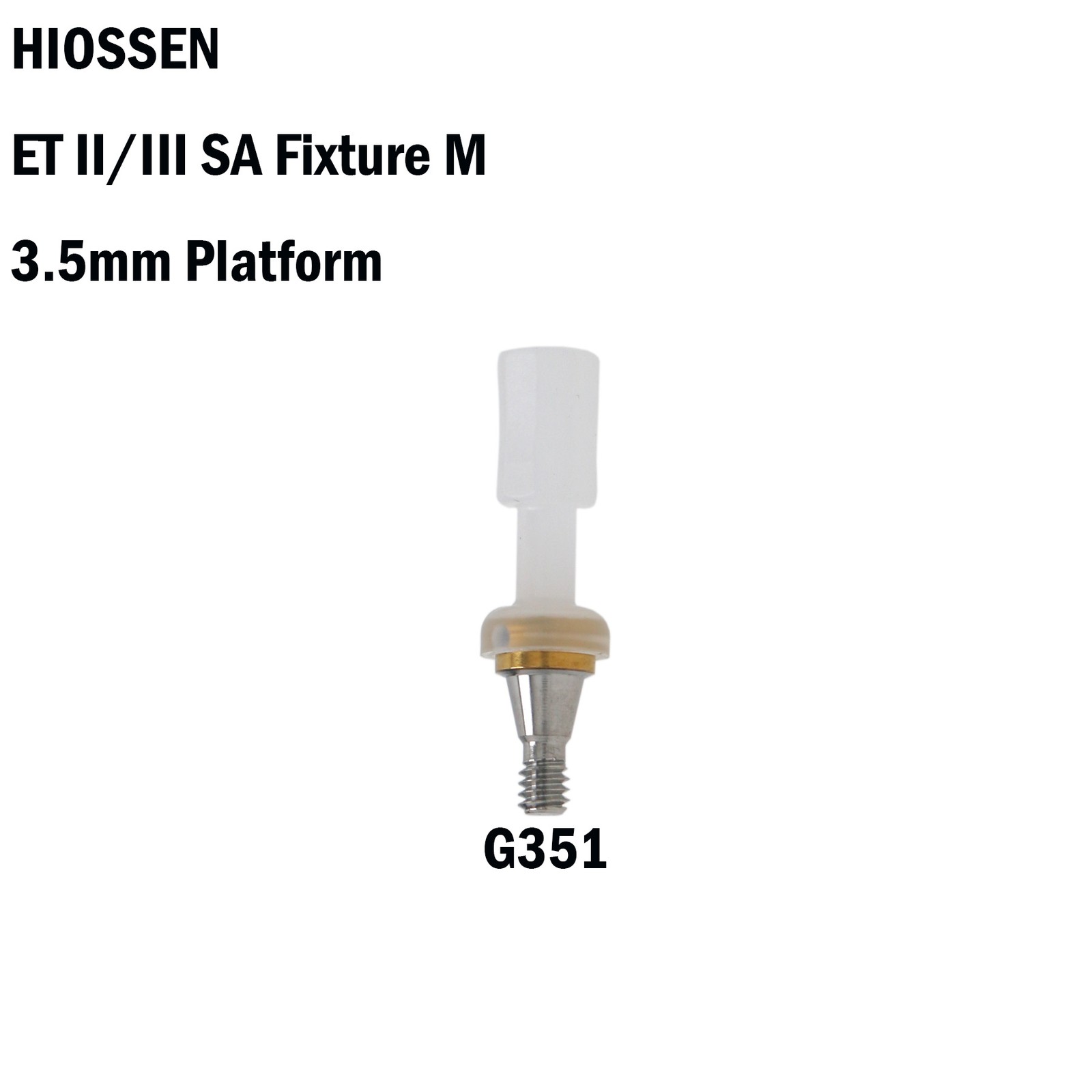 Dental Locator Abutment System Overdenture Attachment Kit for Hiossen / Osstem
