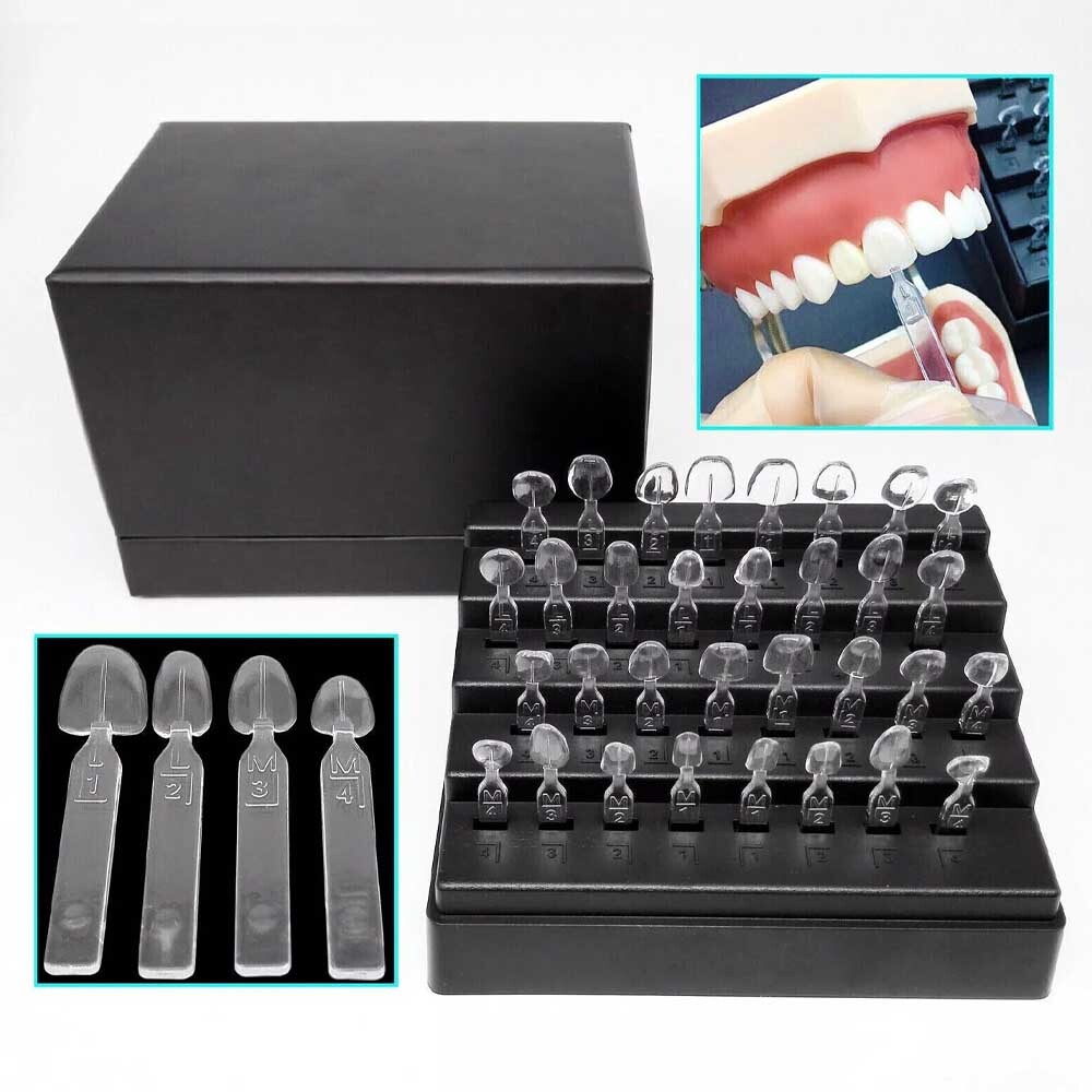 Dental Anterior Veneer Mould Kit Composite Resin Mold Light Cure Teeth Whitening