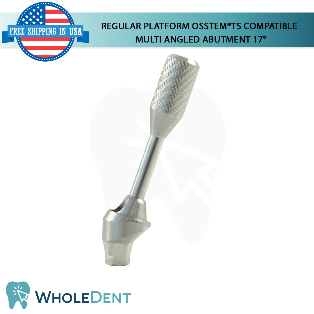 1X Dental Osstem® TS Compatible Regular Platform Multi Angulated Abutment 17°