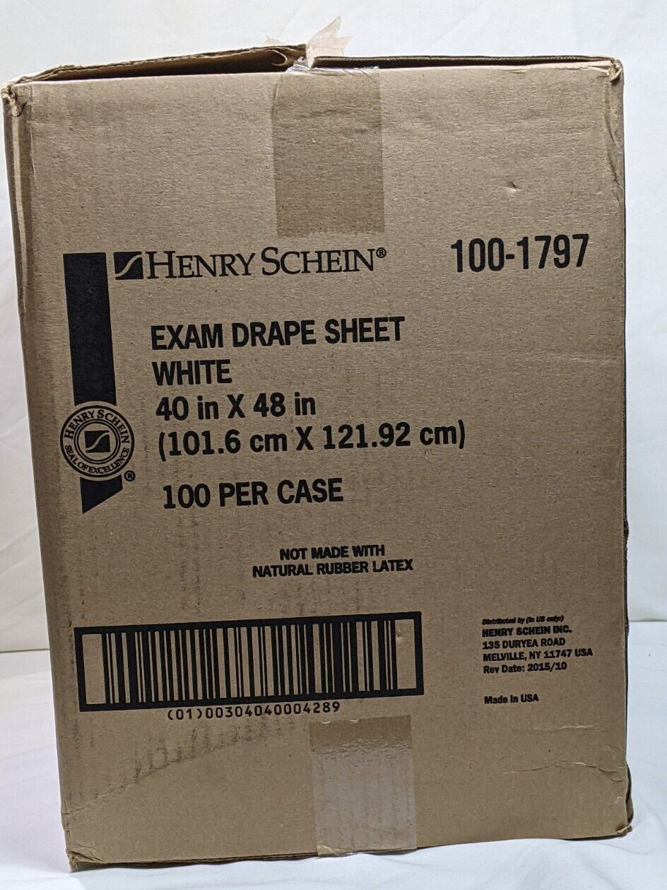 Exam Drape Sheet White 40″ x 48″ (Henry Schein 100-1797)