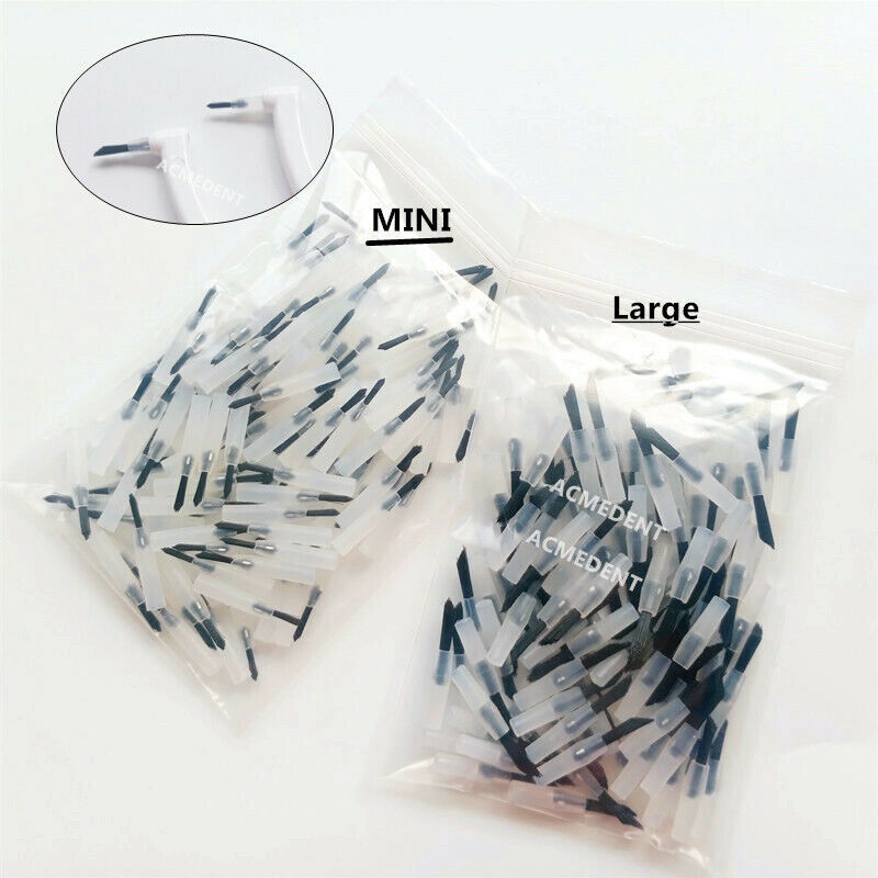 Dental Micro Brushes Resin Disposable Mini Applicator Brush Tips Handle