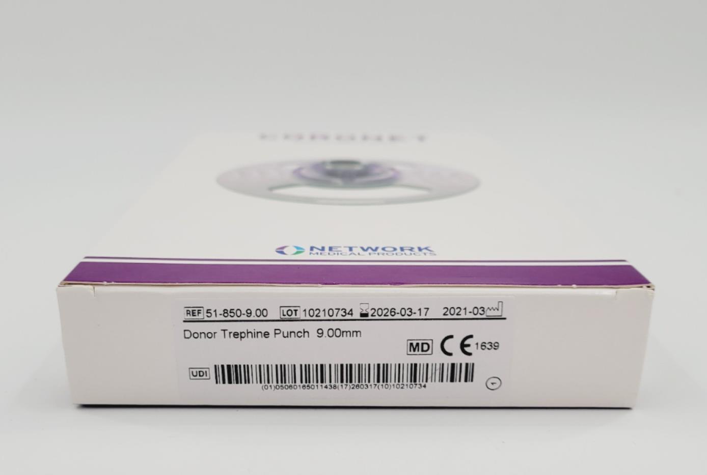 Network Medical 51-850-9.00 Donor Trephine Punch 9.00mm EXP 03-2026 or Better