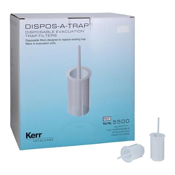 Pinnacle Products 5500 Dispos-A-Trap #5500 Vacuum Traps 1.25″ 144/Bx