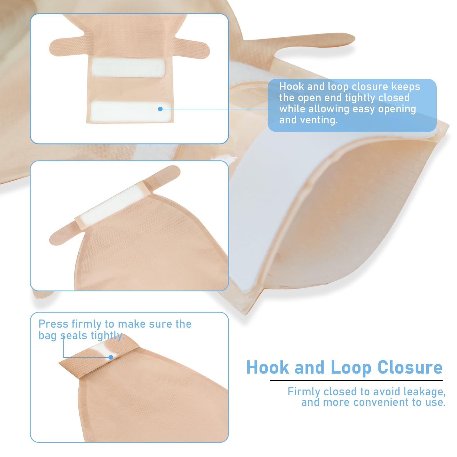 20 Pack Colostomy Bags, One 20 Count, 20pcs Ostomy Bag With Stick-on Closure