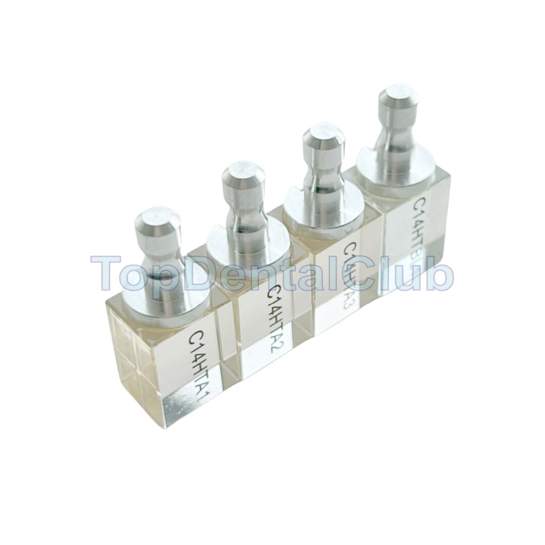 C14 HT Dental Crystal Blocks Glass Ceramic Zirconia Reinforced CEREC Block CAD