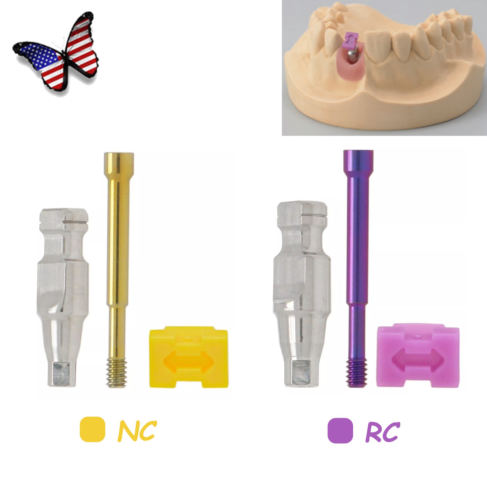 US Implant Plastic Impression Coping Open Closed Tray Fit Straumann ITI BL BLT