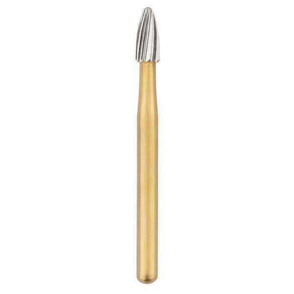 House Brand FG #170 Taper Fissure Plain Carbide Bur, Pack of 100