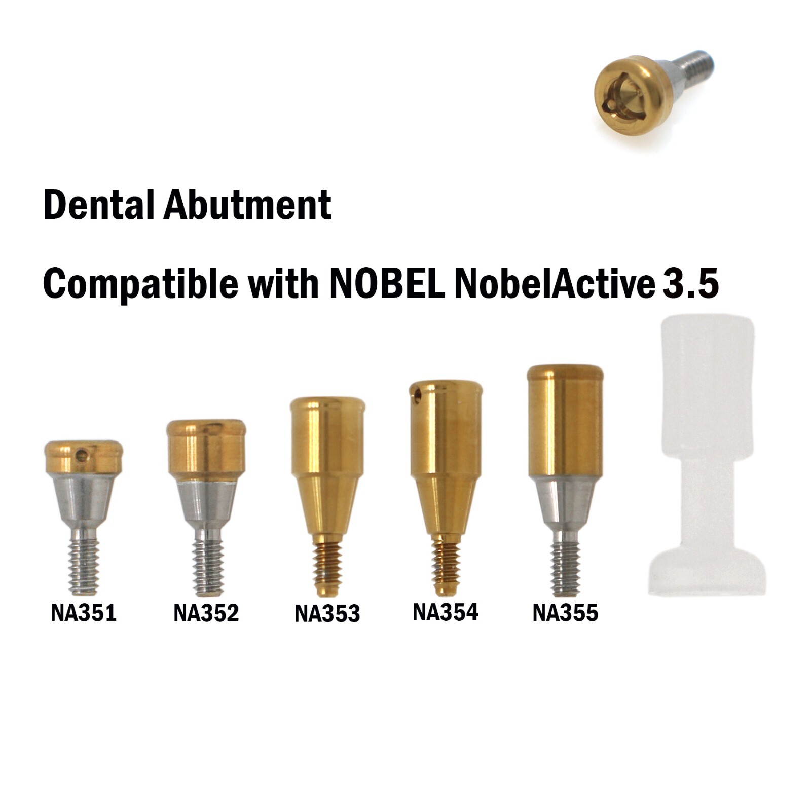 US Overdenture Locator Abutment Fits Hiossen/Nobel/Adin/Zimmer TSV/MIS Platform