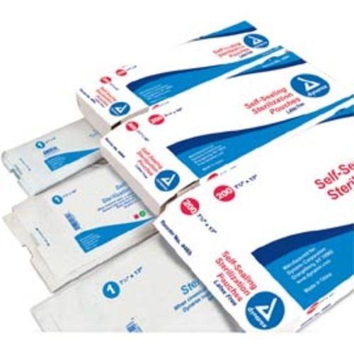 Dynarex 3-1/2″ x 5-1/4″ Self-Sealing Sterilization Pouch 200/Pk
