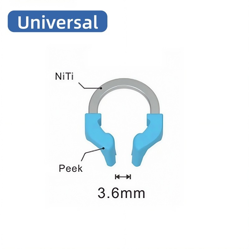 Dental Refill Matrix Narrow Ring Titanium Clamp NITI Long Lift Clamping Rings