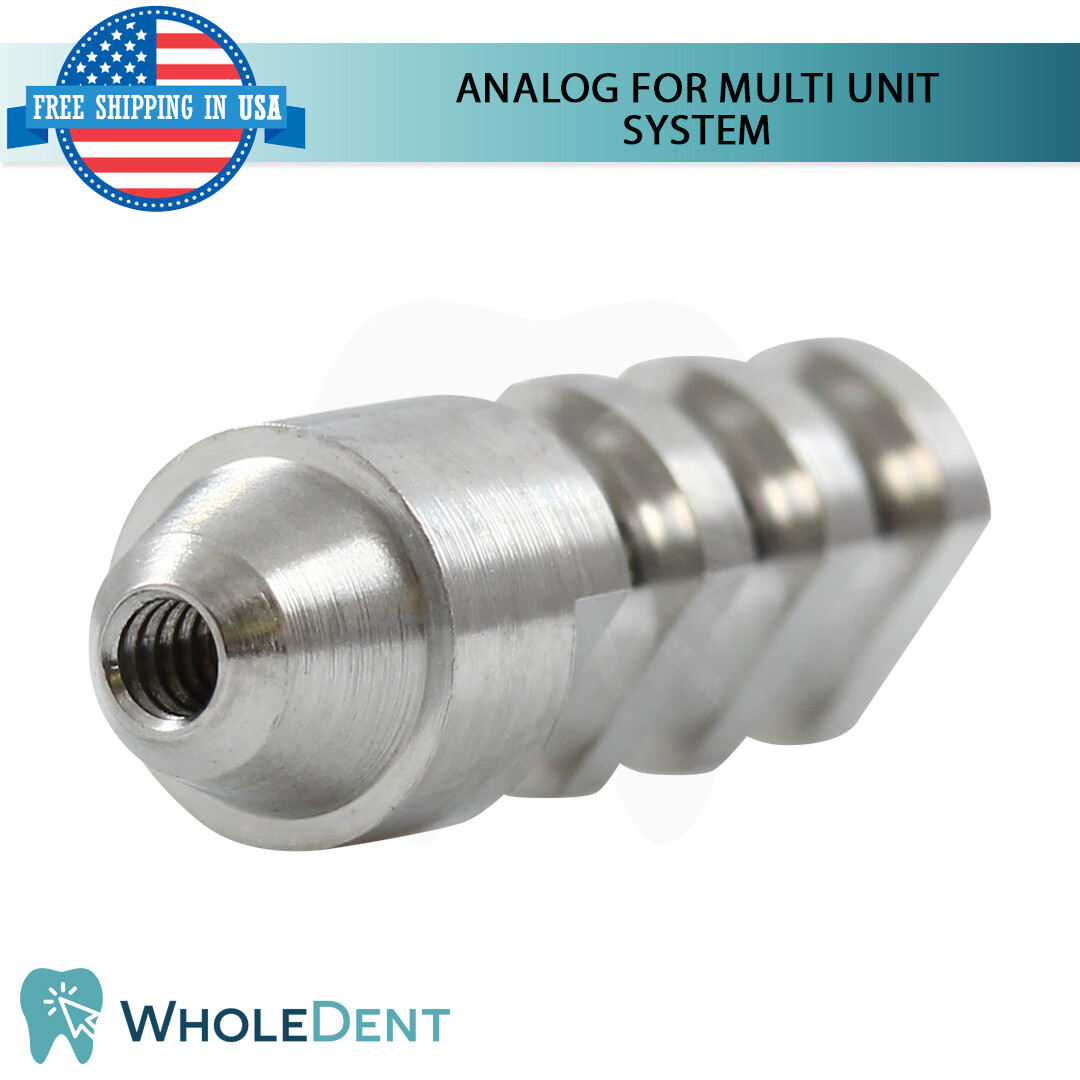 1x Dental Angulated 30° Multi Unit 1.6 Prosthetic Kit Slim Platform Int Hex 2mm