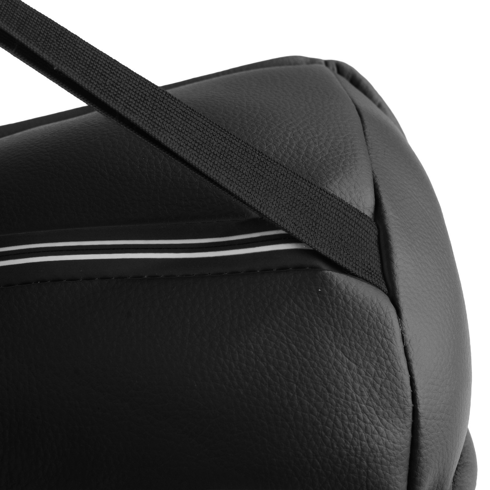 Dental Chair Neck Pillow Lumbar Cushion Set Memory Foam Microfiber Leather Black