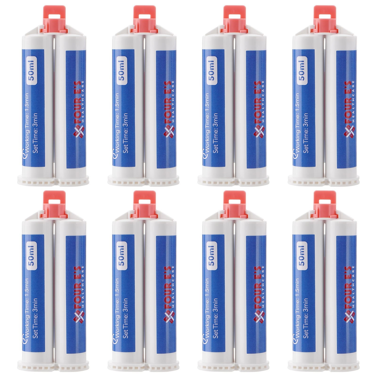 24Pc Dental Heavy Body Fast Rapid Set Impression Material 50mL Cartridge VPS PVS