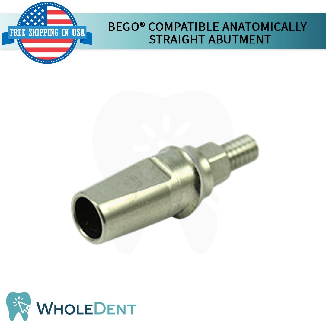 10x BEGO® Compatible Anatomic Shaped Straight Prosthetic Dental