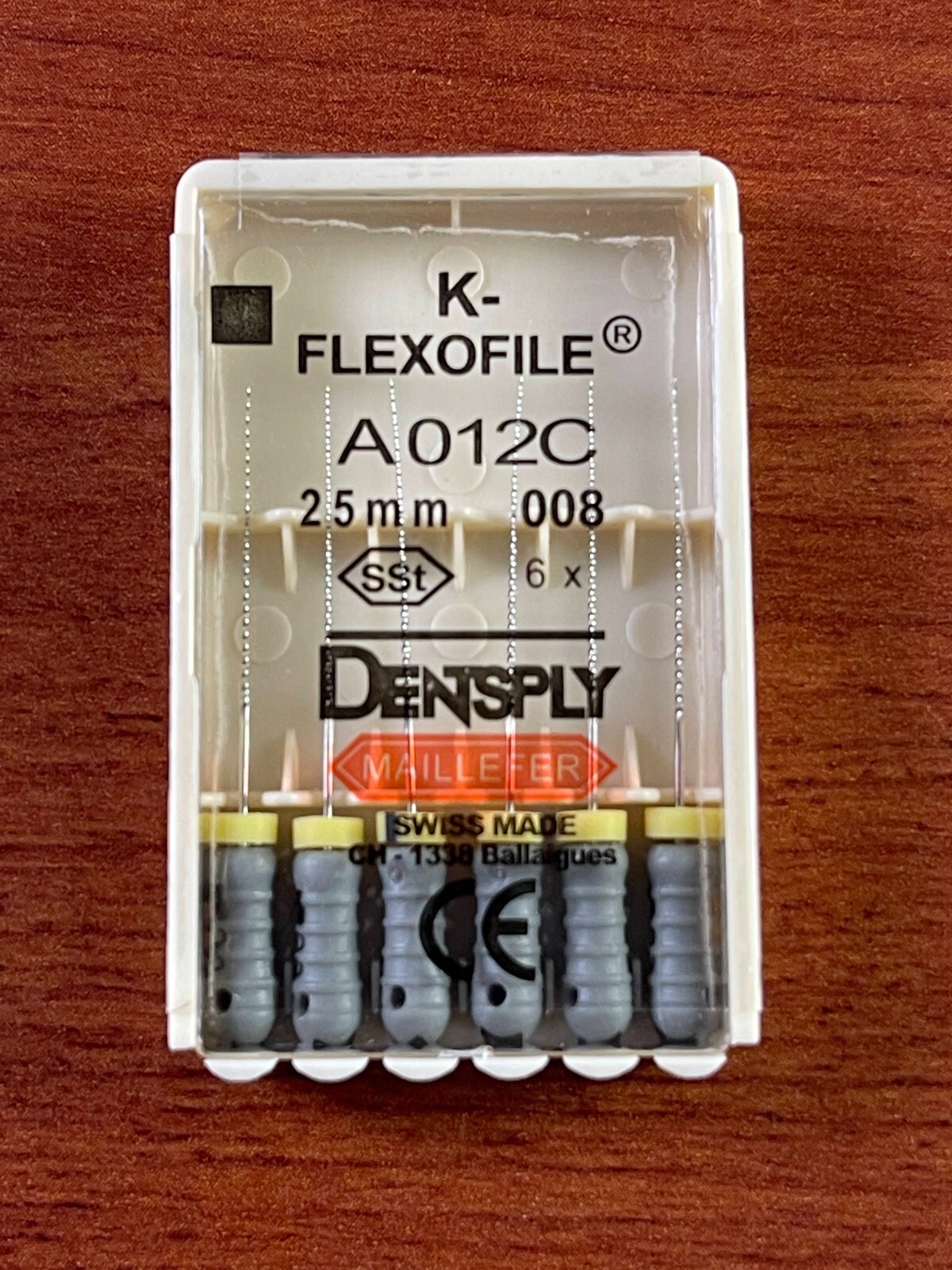Dentsply Maillefer K-Flexo SS file Endodontic 21,25,31mm 1800 files/pk (300 Box)
