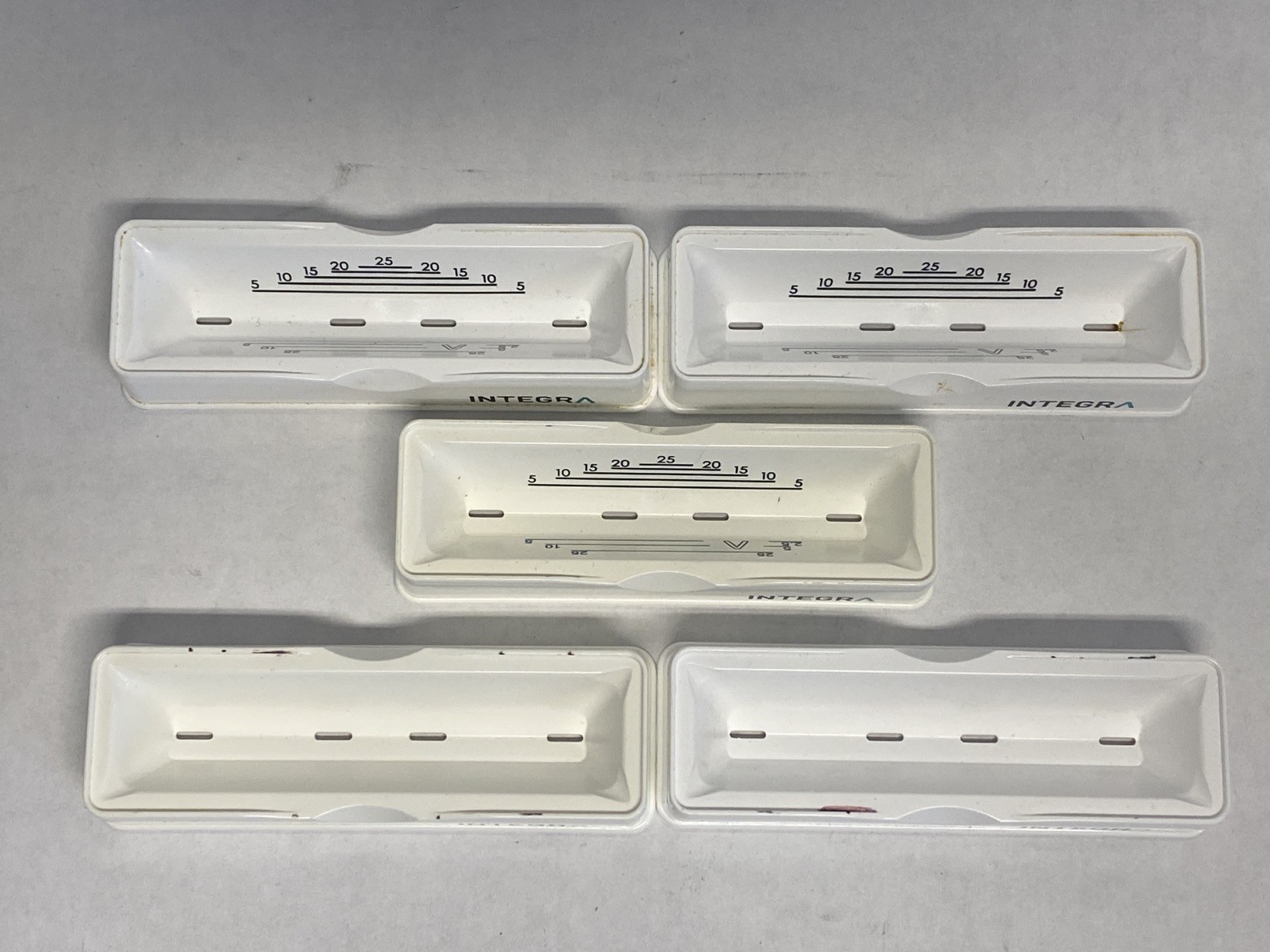 (Lot of 5) INTEGRA 25mL Reusable Polystyrene Reagent Reservoir Base 4304