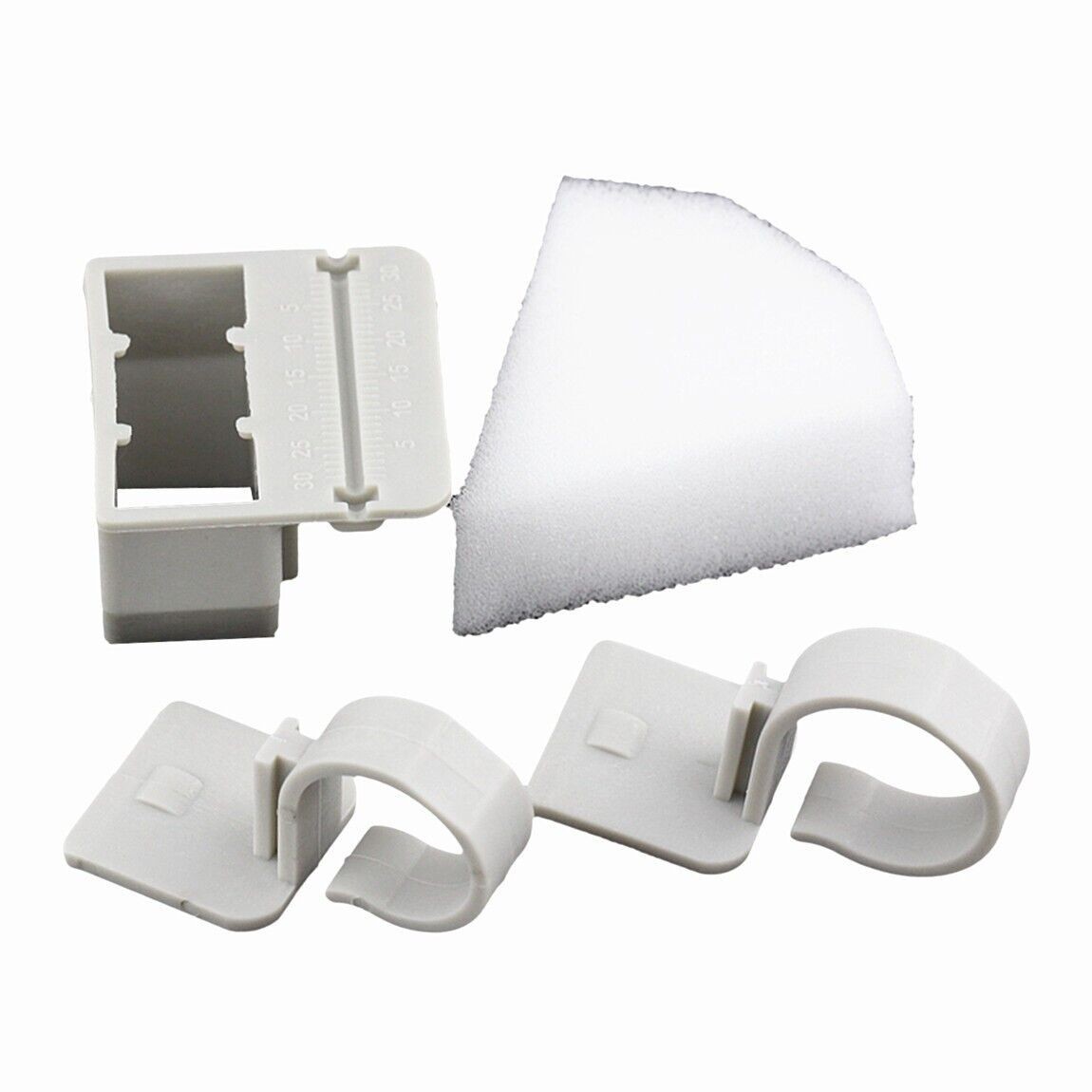 Dental Endodontic Files Triangle Sponge Foam Cushions Inserts + 2 Ring Holders