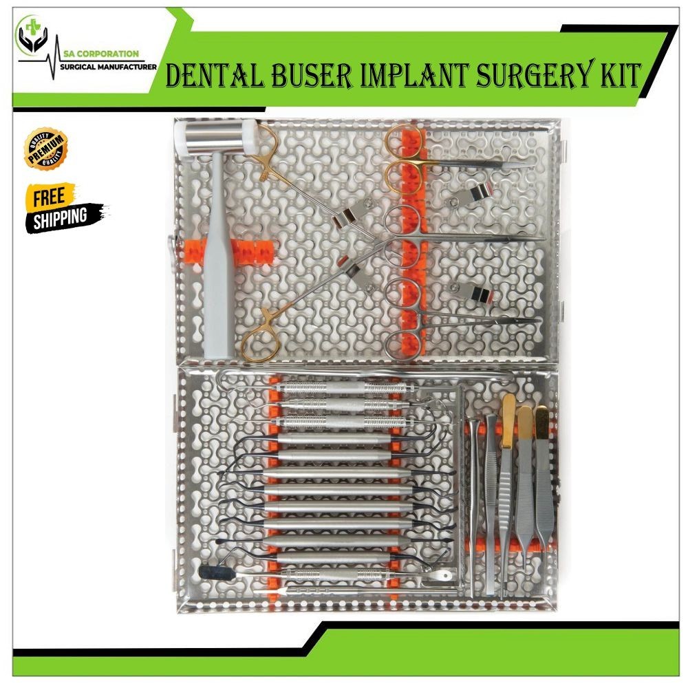 Hu-Friedy Buser Implant Surgery Kit | Professional Dental Implant Instrument Set
