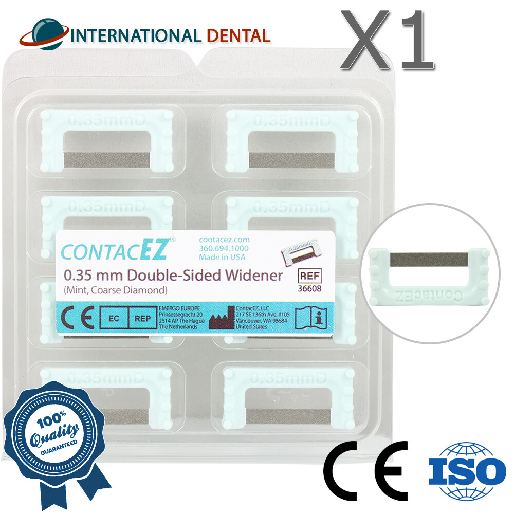 Mint IPR Widener 0.35mm Dental Orthodontic 8 Strips Interproximal Reduction