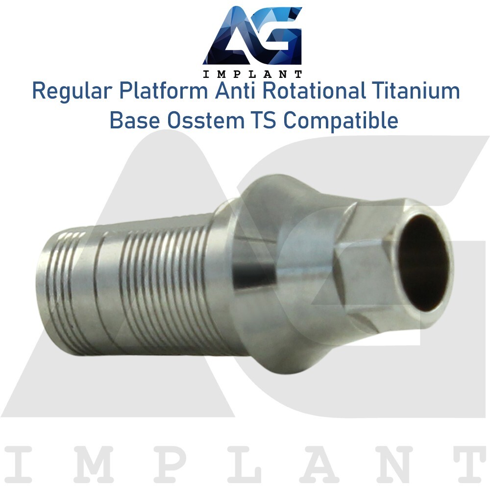 x10 Titanium Base CAD/CAM Prosthetic 2.5mm Fit Regular Platform 0sstem® TS