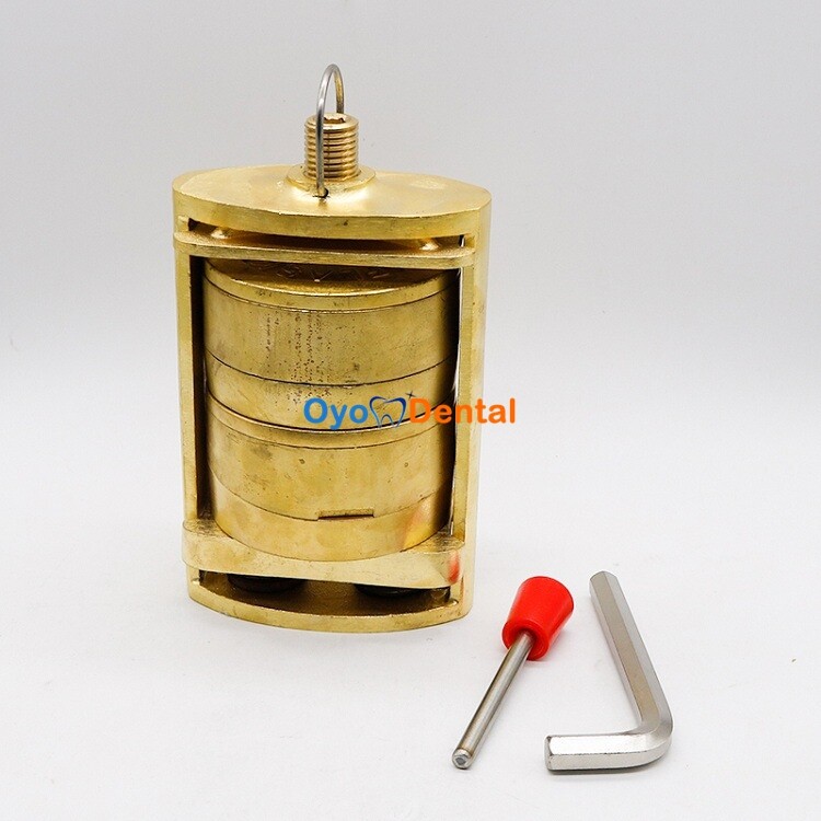 Dental Lab Denture Flask Press Kit Upper /Lower Brass Flask Dental Laboratory