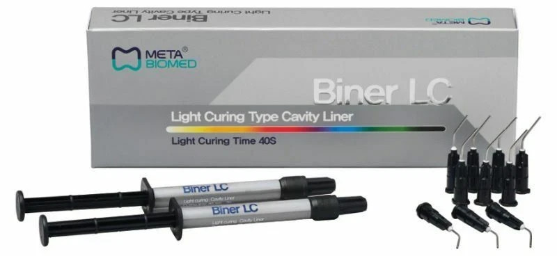 PACK OF 3 META BINER LC – LIGHT CURING TYPE CAVITY LINER (CURING TIME 40S) 2x2gm