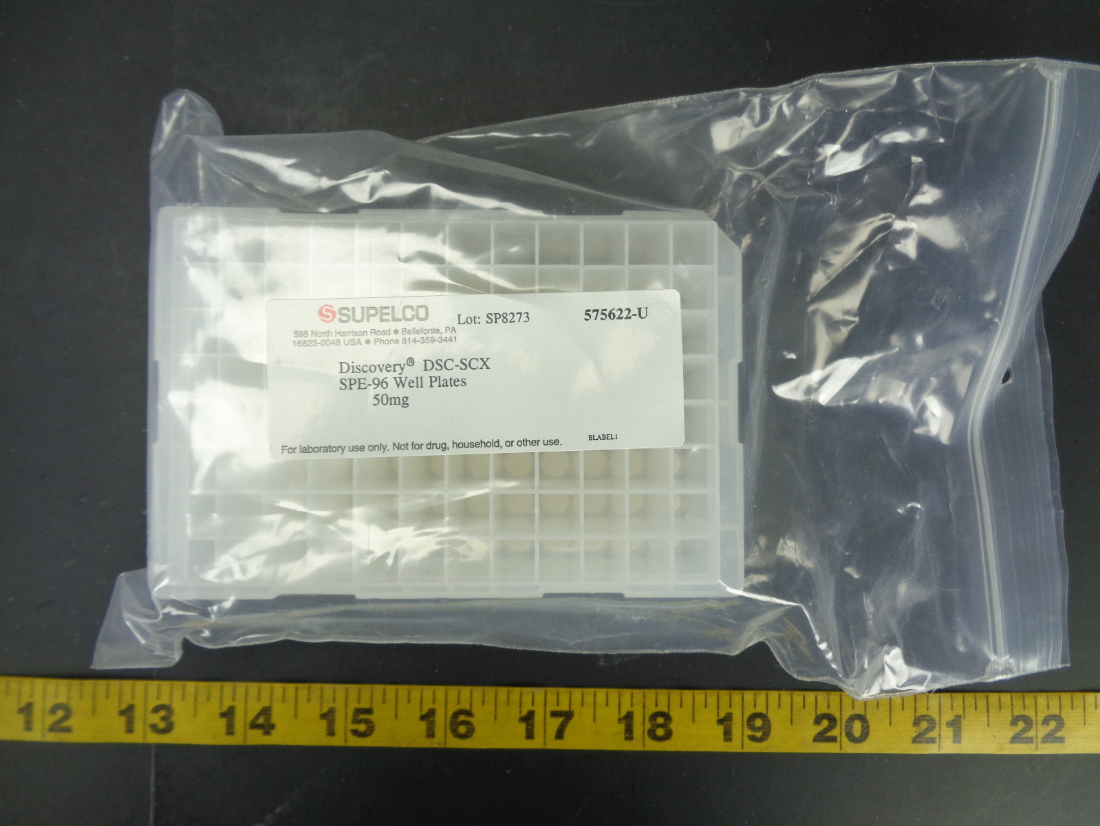 Supelco Discovery DSC-SCX SPE-96 Well Plates 50mg 575622-U Science Lab T