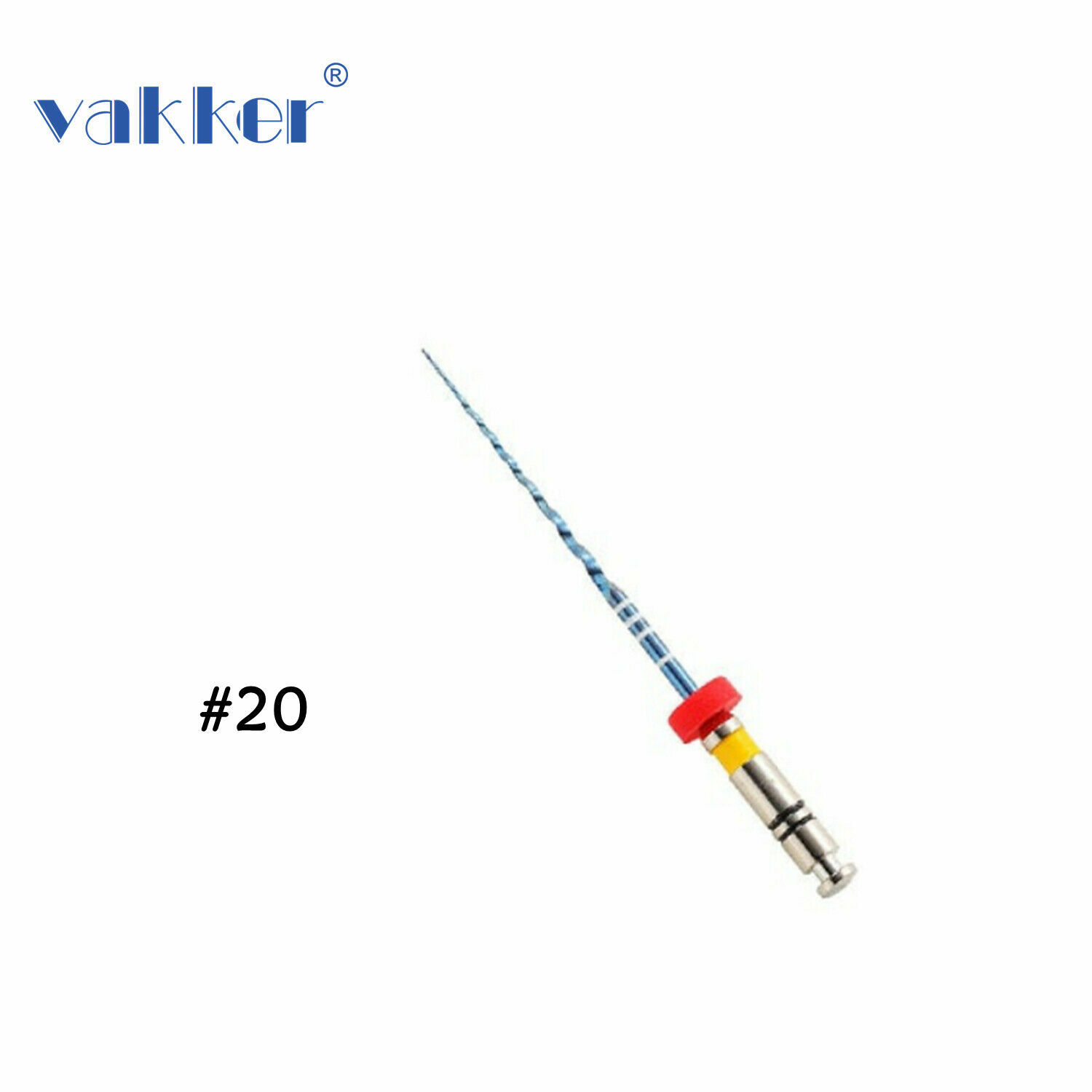 Dental V-Blue NiTi Rotary Endodontic Heat Activated File 25mm 0.06 #15-40