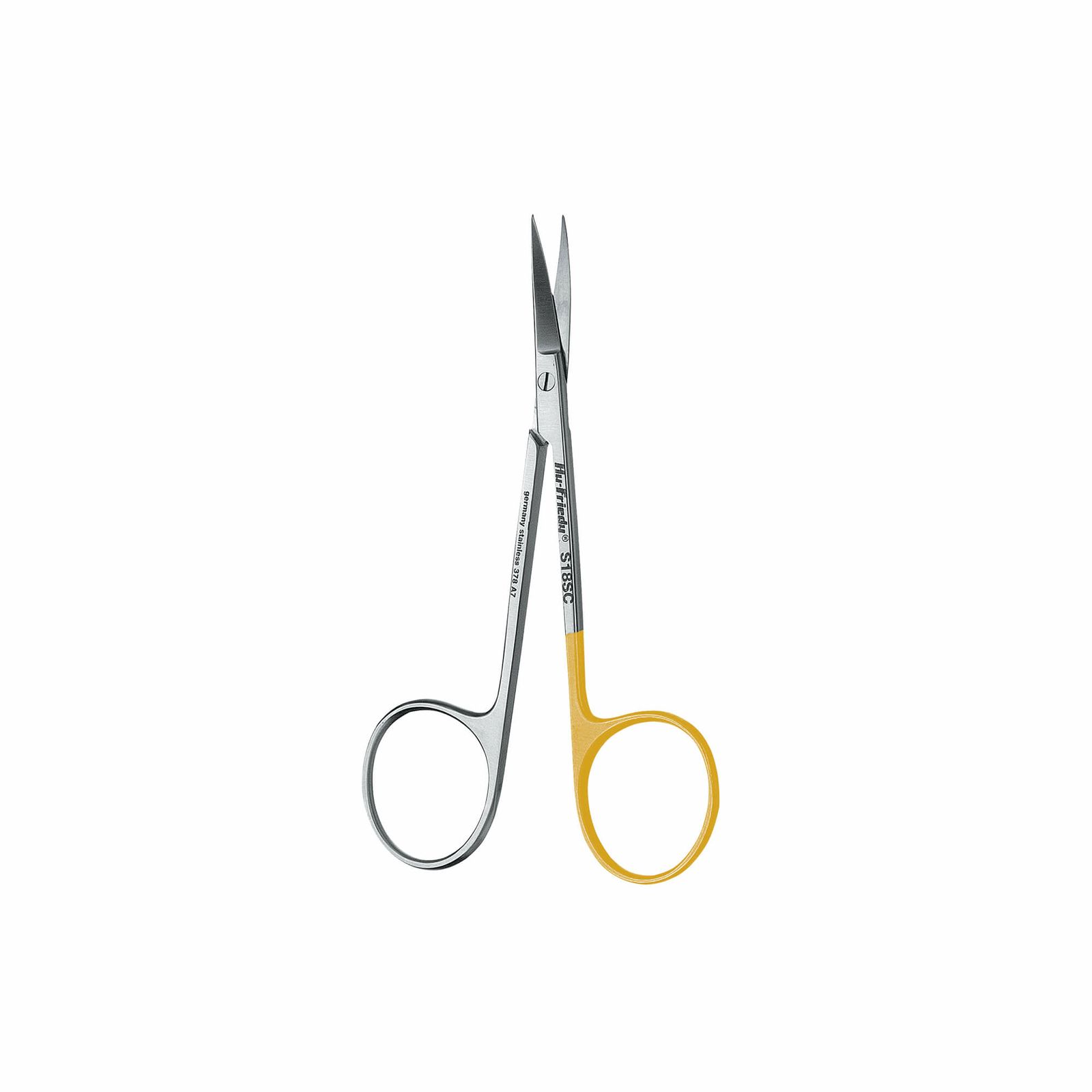 Hu-Friedy 18 Curved Iris Super-Cut Scissors – S18SC