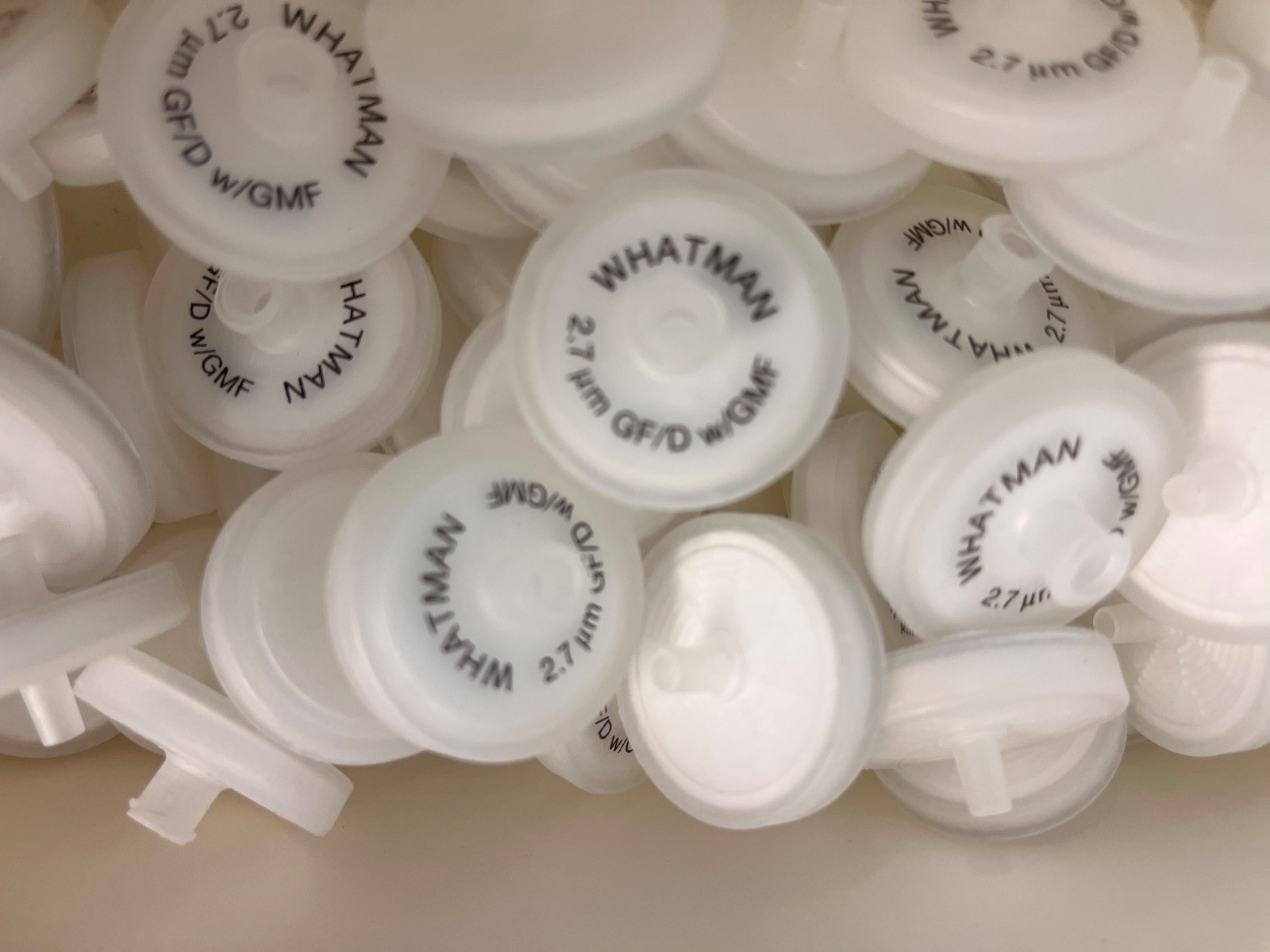 Whatman 6888-2527 GD/X 25mm Syringe Filter, Glass Microfiber GF/D 2.7 um 100+