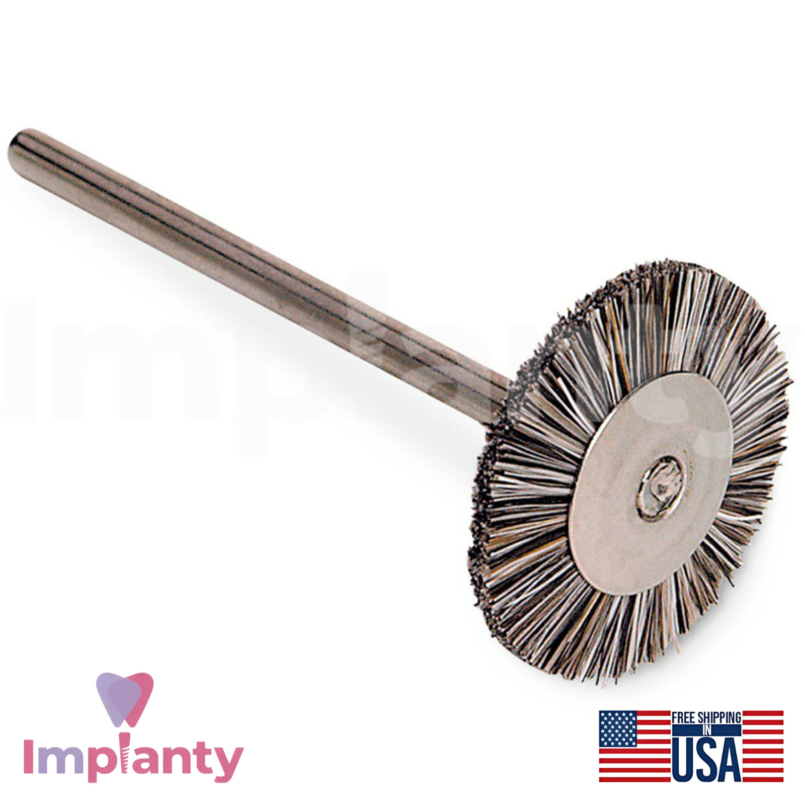 Bison Dental Polishing Brushes Ø14mm AIIoy and Porcelain High-Luster Gloss 10pcs