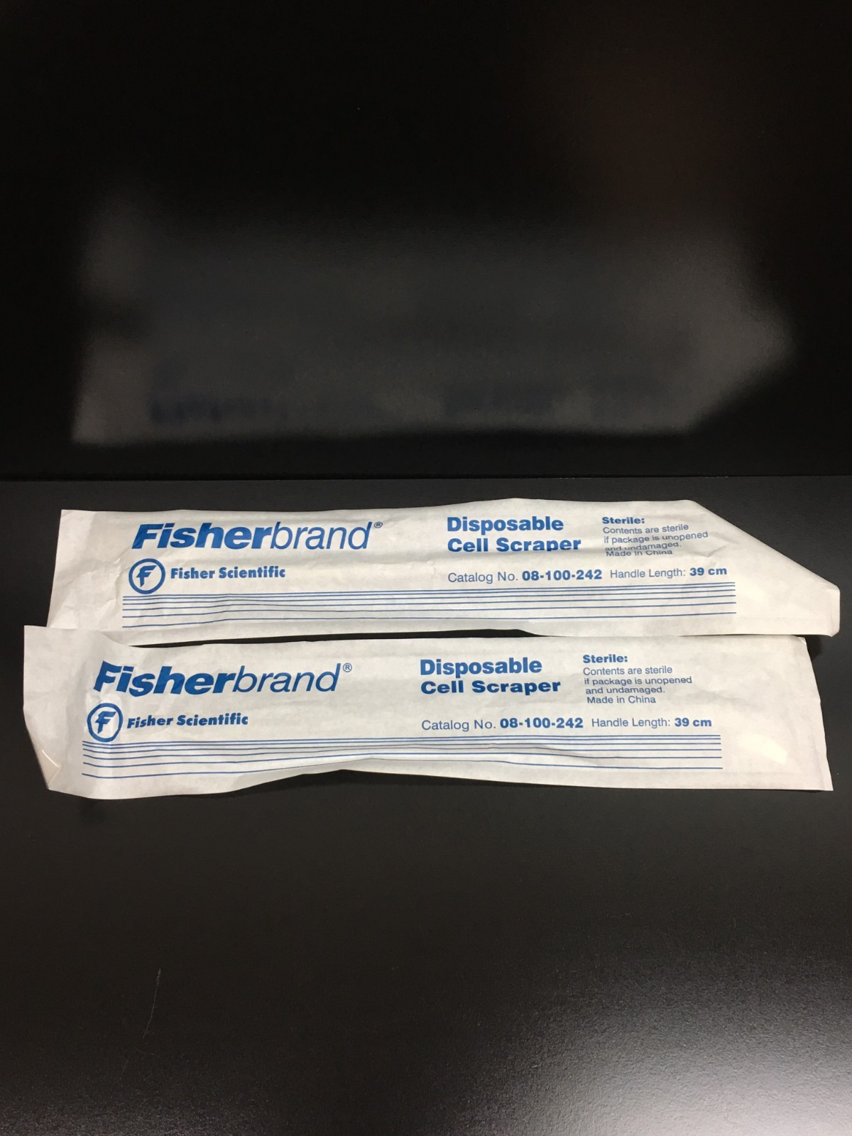 Fisherbrand Cat No 08-100-242 Disposable Cell Scraper Lot 2 PCS