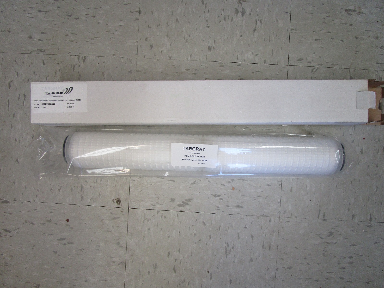 Targray Filter SFILTERS521 PP 508 X 68 MM 5u DOE New