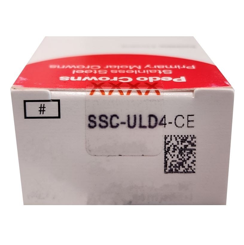 *5-Pieces* HuFriedyGroup Pedo Crowns Upper Left Primary 1st #4 Refill SSC-ULD4