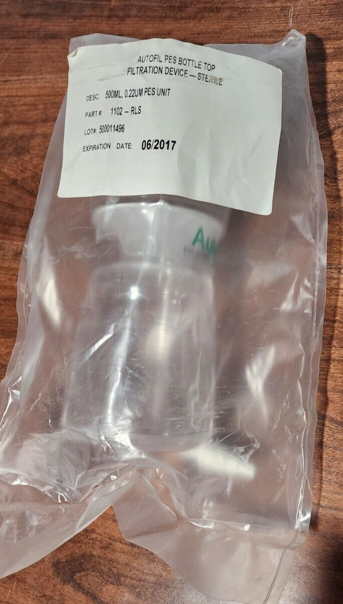 Autofil PES Bottle TOP Filtration Device Sterile, 500 mL 0.45 um Sealed