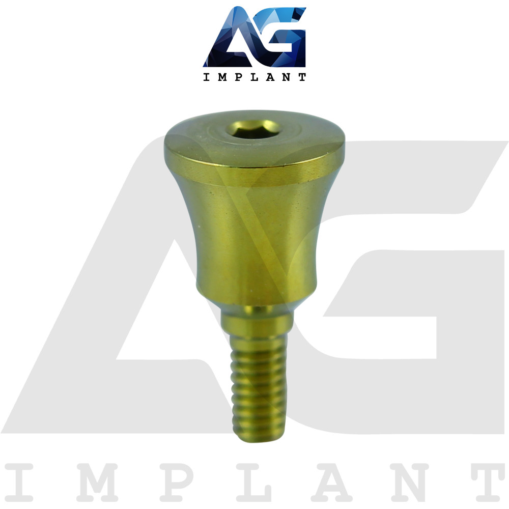 10 Wide Concave Anatomic System Healing Cap Ø5.5 Dental With Screw Hexagon 2.42