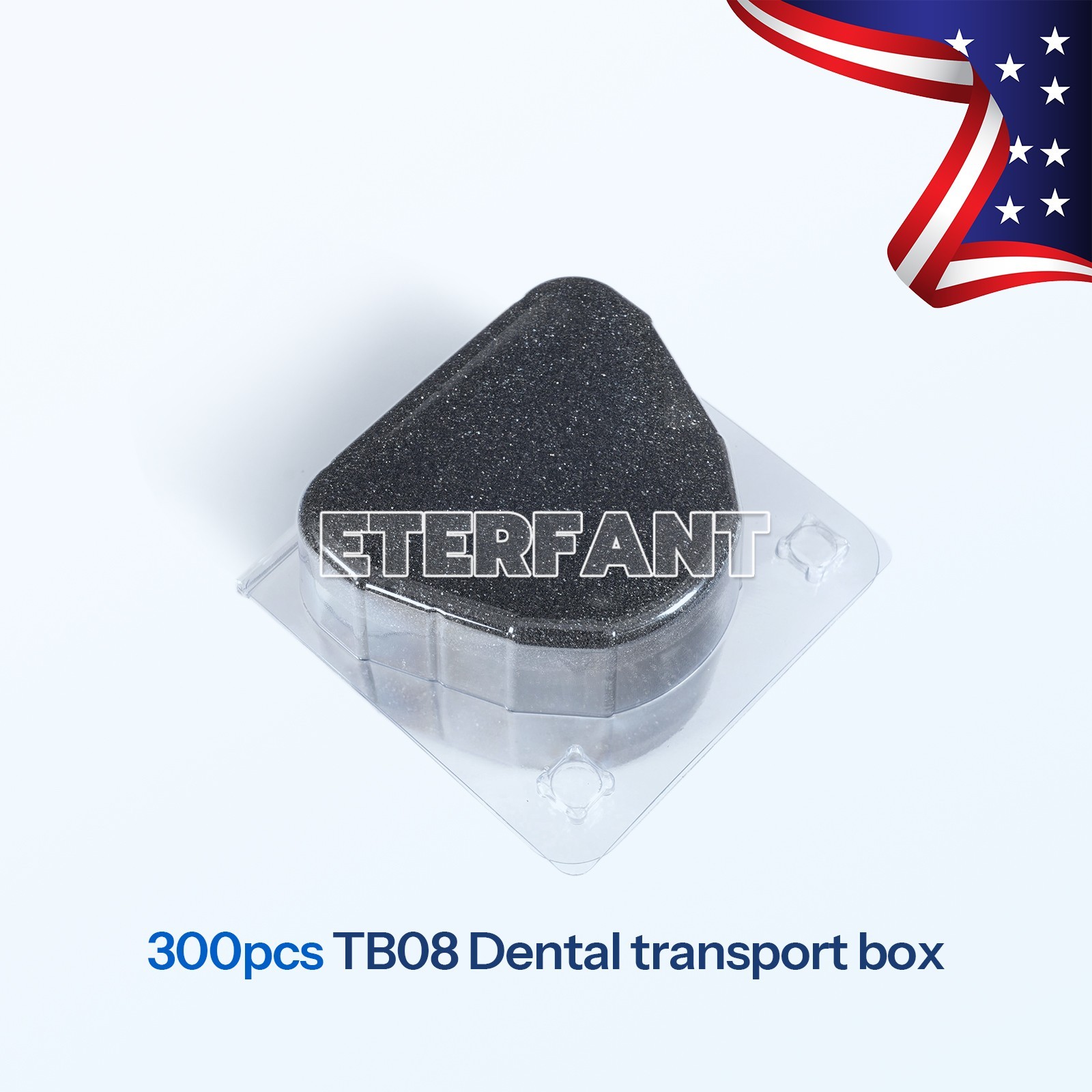300Pcs Dental Denture Transport Box Teeth Crown Veneer Storage Container Case