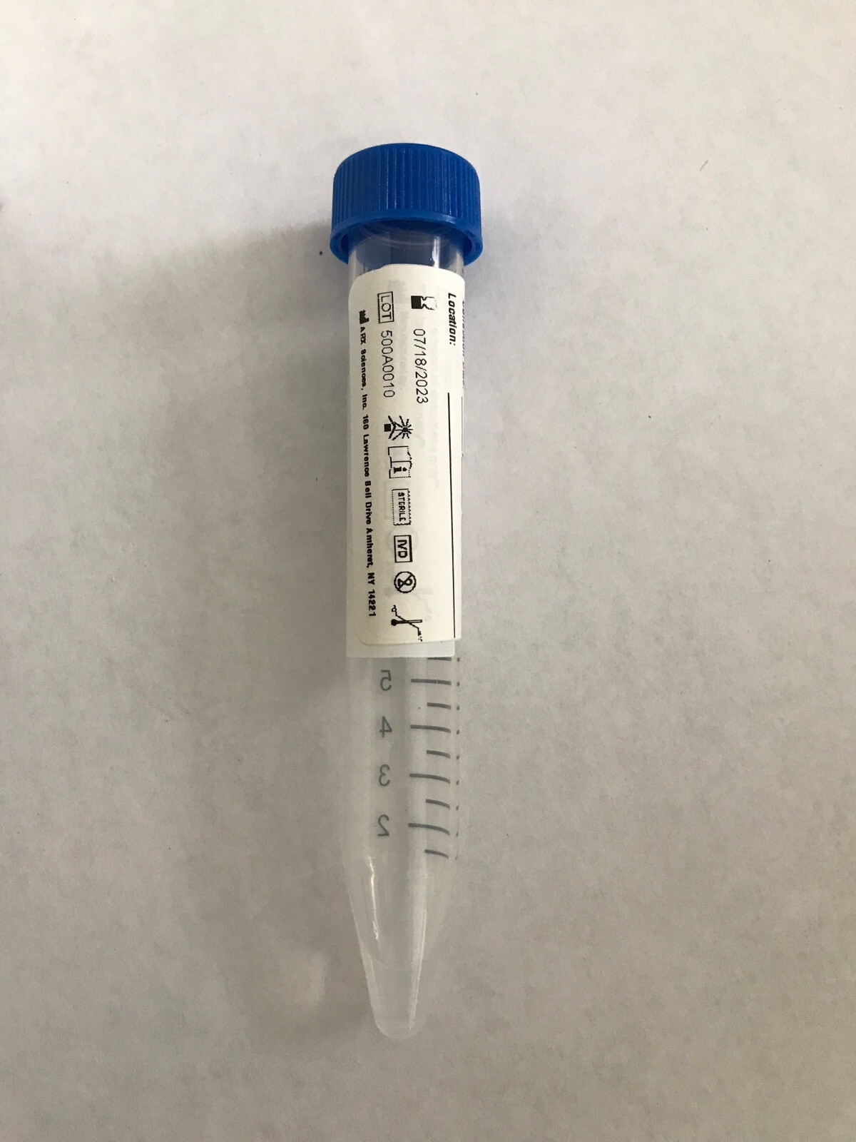 (47) ARX 15mL Graduated Viral Transport Medium VTM Tubes ARX-VTM