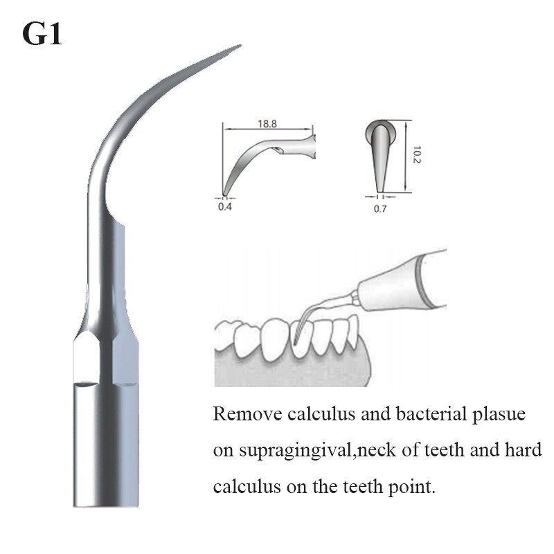 Dental Ultrasonic Scaler Tips Scaling Endo Perio Tips Fit EMS Woodpecker Handle