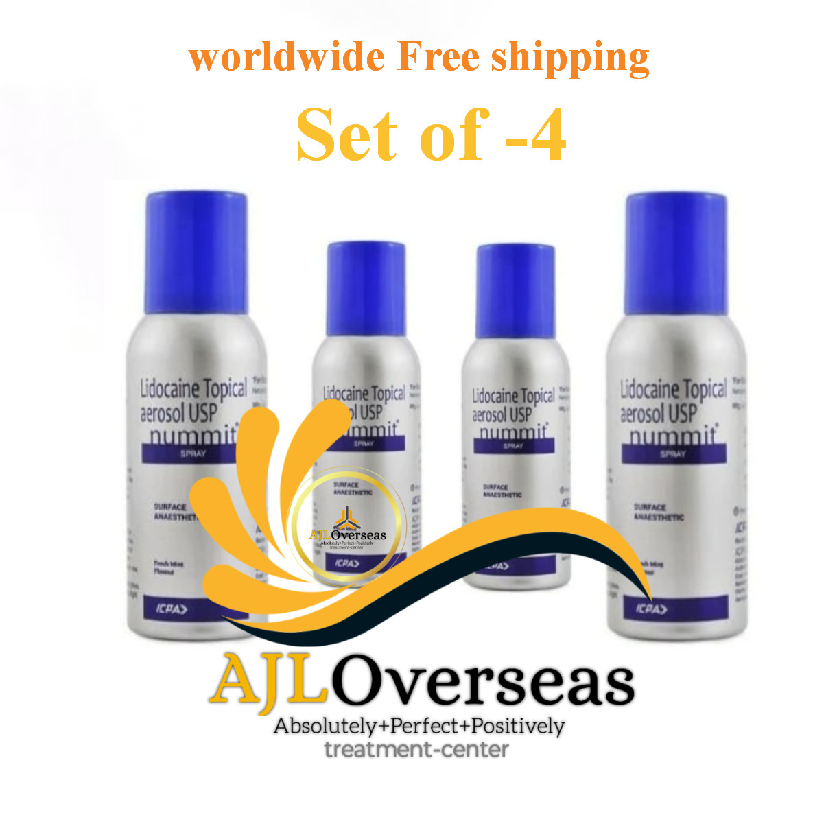 New Dental 100gm NUMMIT S@ray Set of -4 Free Shipping