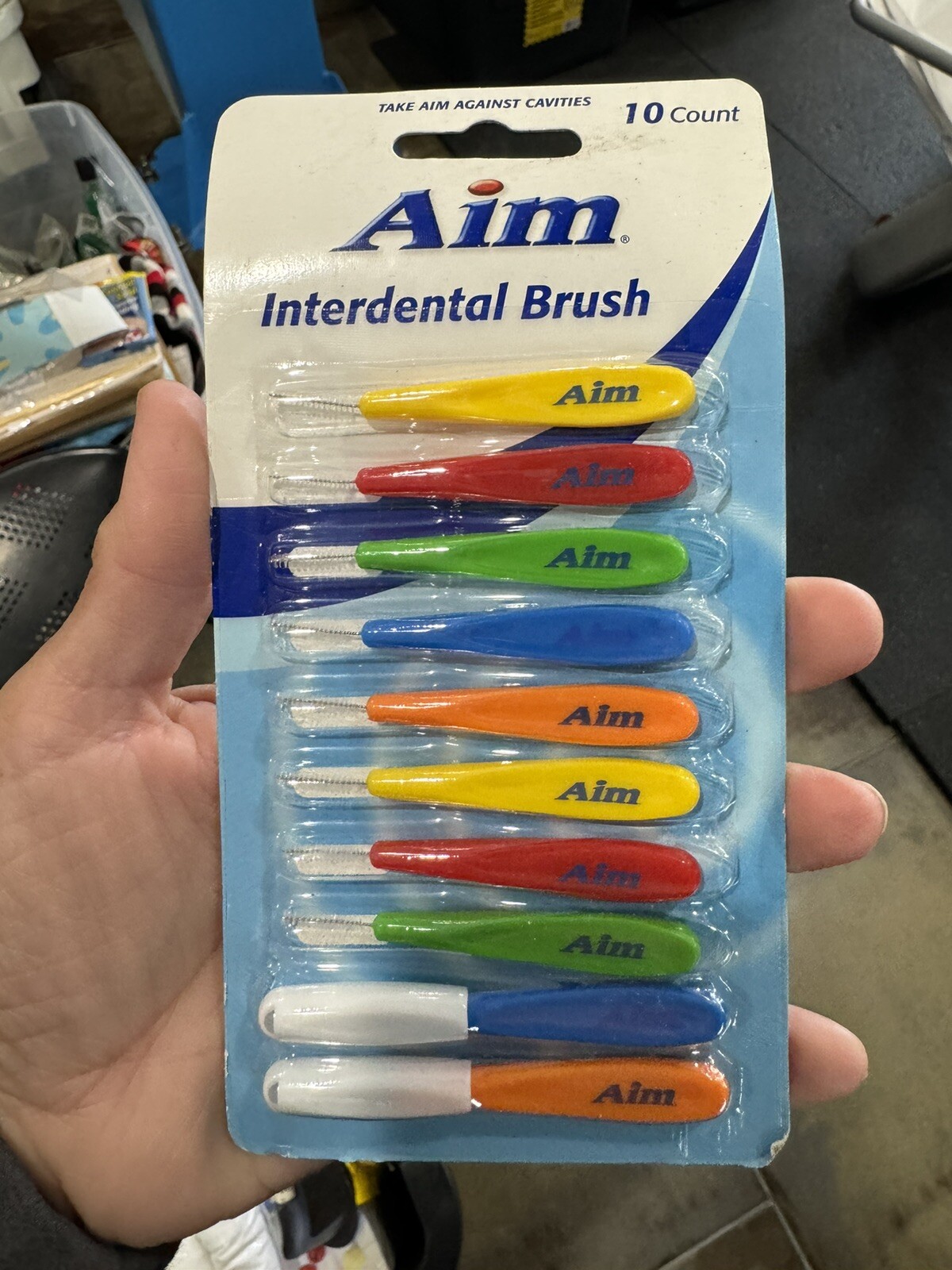 10 Pcs Set Aim Interdental Brushes Dental Brace Brush Floss Aim / Dr. Fresh AWN