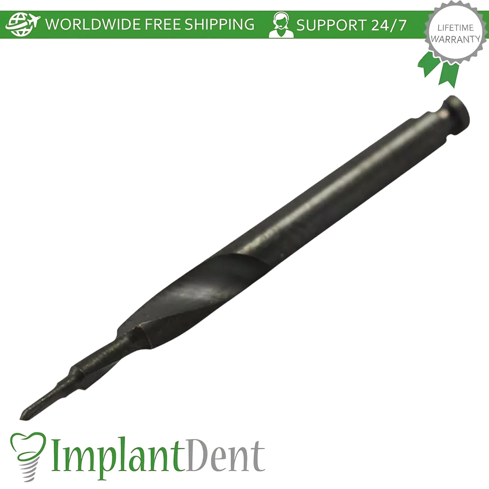 1x Dental Reverse Screw Extractor Drill 0.8mm & 1.3mm Prosthetic Dentistry Tool