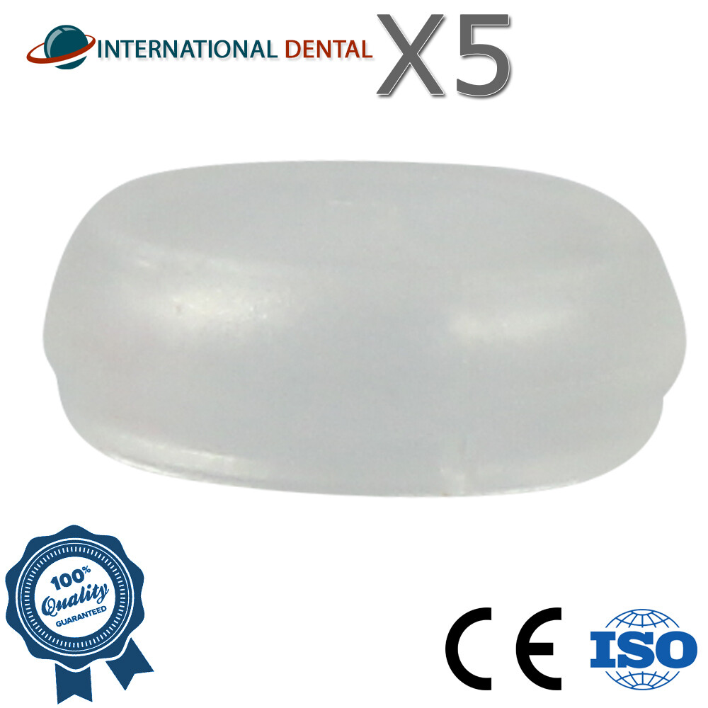 5 Standard Silicone Caps For Lokator Attachment Dental Fixture Abutment 1800g