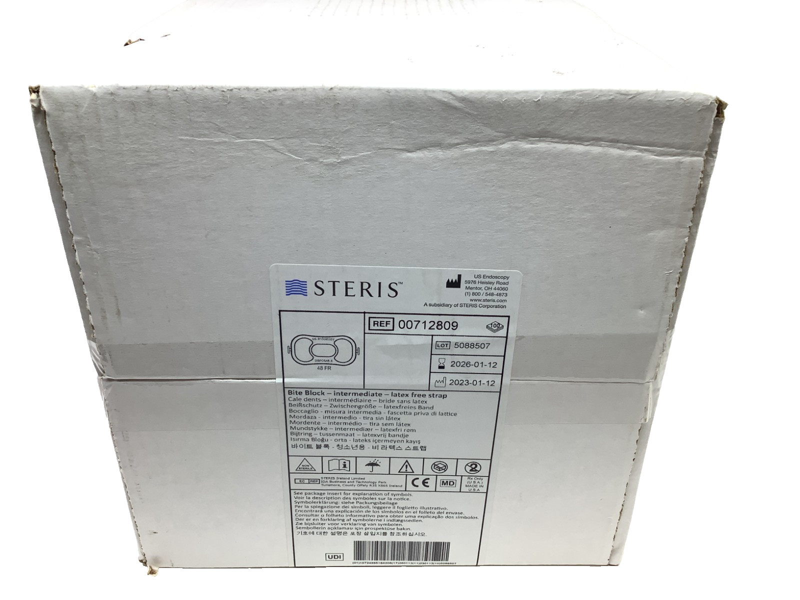 100pcs STERIS 00712809 Bite Block Intermediate Latex Free Strap for endoscopy