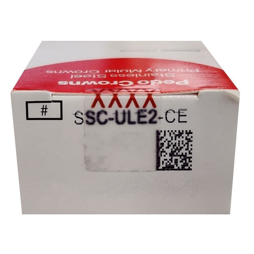 *5-Pieces* HuFriedyGroup Pedo Crowns Upper Left Primary 2nd #2 Refill SSC-ULE2