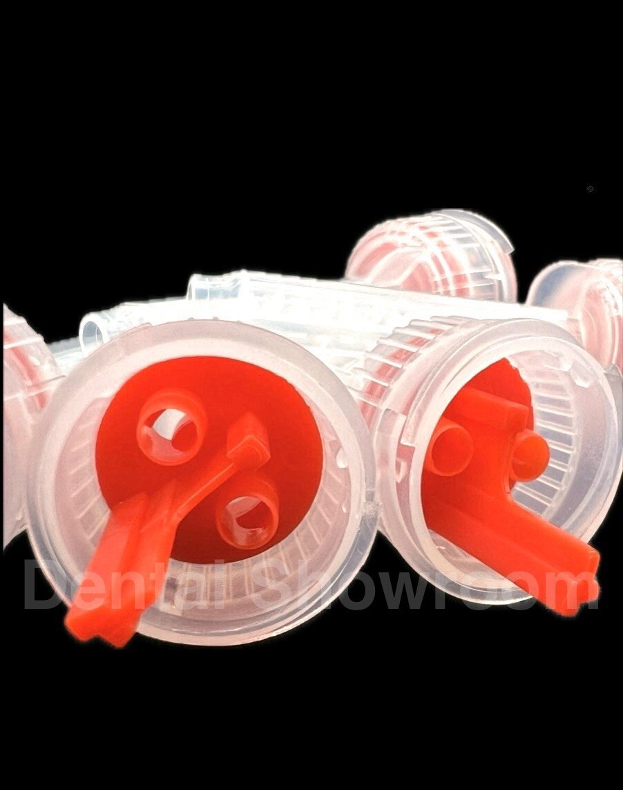 NEW Sultan Red Mixing Tips for Genie Low Viscosity, 50/Pk