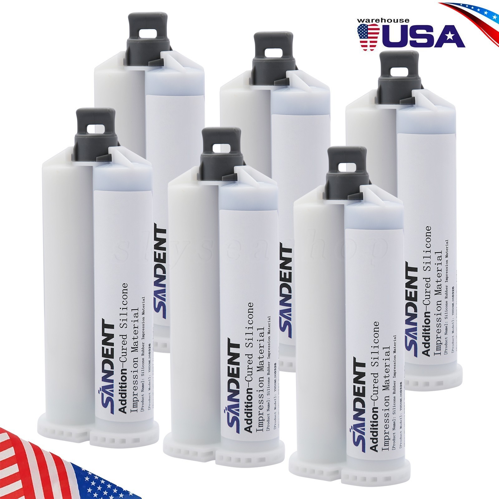 Medium Body Fast Set, Dental Impression Material 50mL Cartridge 1-10X