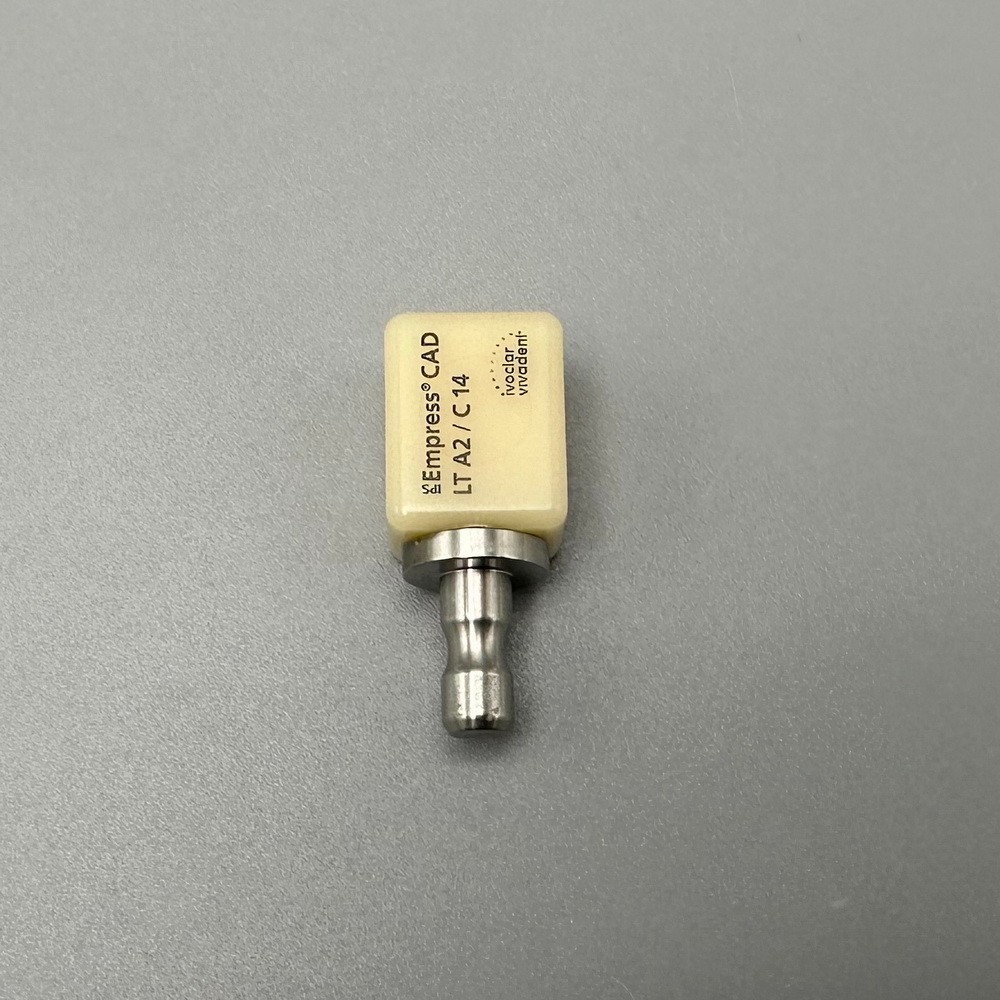 C14 Emax Dental LT A2/C14 Glass Ceramic Lithium Dislicate CAD Cerec Blocks 5Pcs