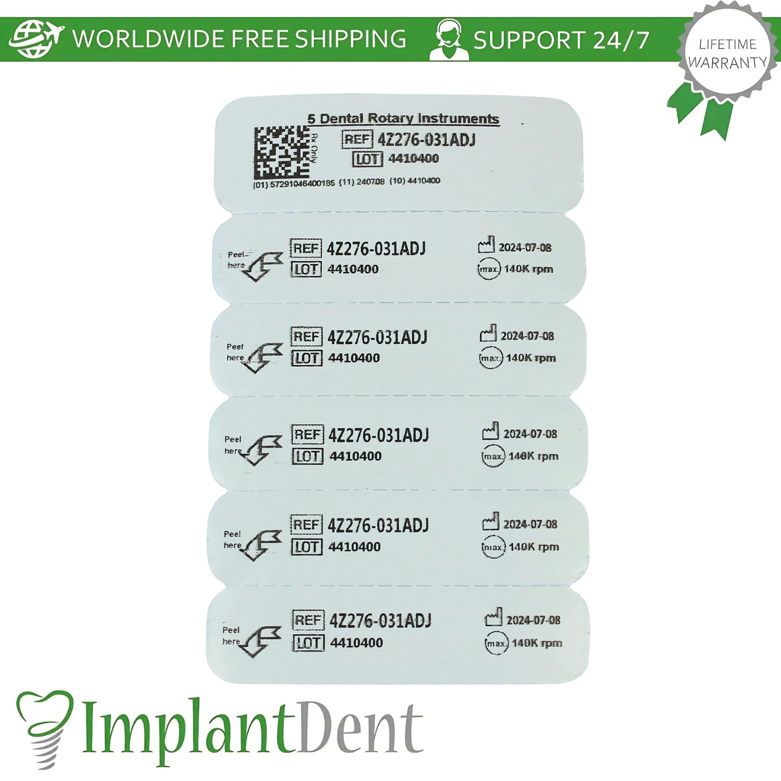 Dental MDT Football FG ZirconIT ADJ Diamond Burs Z276 Ceramic Restorations